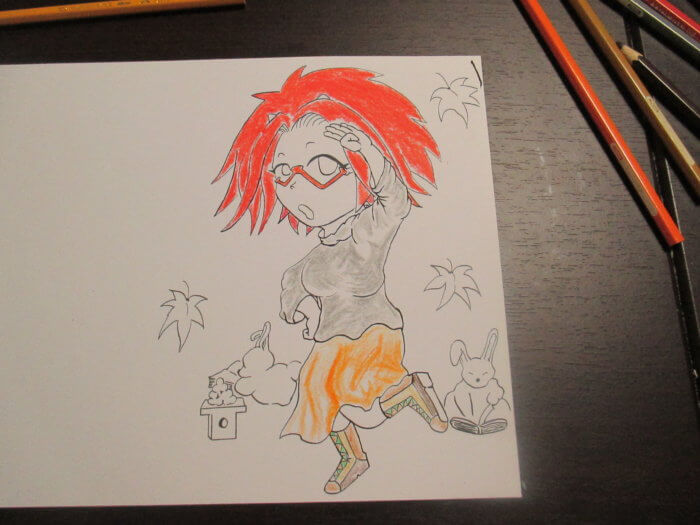 ブログのイメージキャラ　オリジナルキャラ