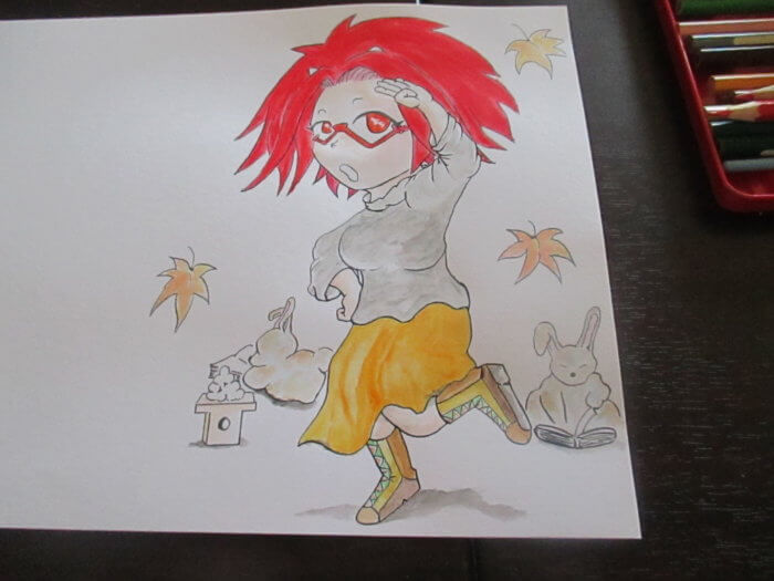 ブログのイメージキャラ　オリジナルキャラ