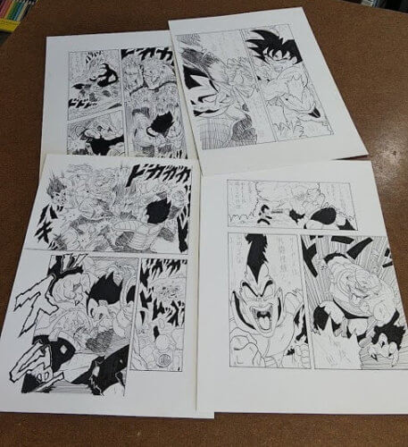 ドラゴンボール 漫画模写 コミックス２３巻 ベジータvsリクームの戦闘シーンを模写しました 読書は喜怒哀楽 ルゥー37