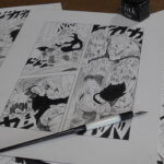 ドラゴンボール・漫画模写/コミックス23巻、ベジータVSリクームの戦闘シーンを模写しました。