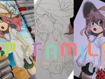 スパイファミリー 可愛いアーニャのイラスト描いてみた。麦わら帽子などの塗り方、使用したコピック解説!