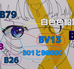 コピックイラスト・猫猫(マオマオ)の目を塗るのに使うコピックはどれ?必要なコピック番号、塗り方と塗る順番を解説します。