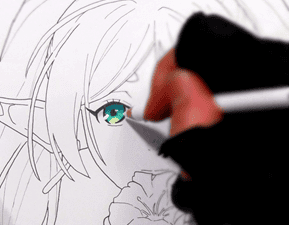 フリーレン 目 塗り方 イラスト コピック