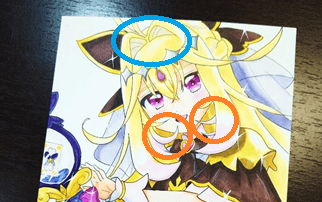 塗り方 金髪 コピック 塗り方